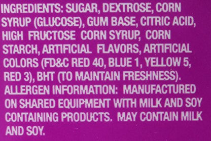 Tootsie Roll Dubble Bubble Gum - 300 Count Resealable Tub of Individually Wrapped Fruit and Bubble Gum - Original, Watermelon, Apple and Grape Flavors - Peanut and Gluten Free, 47.6 Ounce