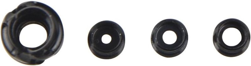 Aluminum Hooded Peep Sight Kit for Compound Bow - 37/45 Degree Aperture with 3 Inner Core Sizes