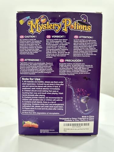 Mystery Potions DECOHOME Kit for Kids, 20 Magic Mix Wizard Potion Bottles, Craft Toys Creative Christmas Birthday Gifts for Boys & Girls Age 6 7 8 9 10+