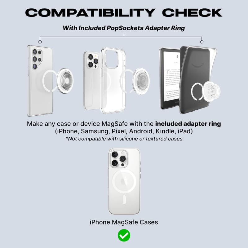 PopSockets Phone Grip for MagSafe with Kickstand, Magnetic Stand, Swappable Top, Secure Hold for iPhone MagSafe Cases, Phone & Tablet Grip, Beetlejuice - Beetlejuice Drip