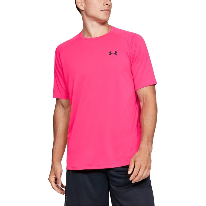 Under Armour Men's Tech 2.0 Short-Sleeve T-Shirt , Pink Surge (687)/Black, XX-Large Tall