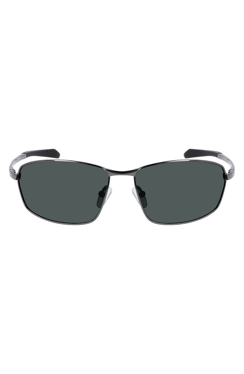 Columbia Men's Sunglasses FIR RIDGE - Shiny Dark Gunmetal with Polarized Solid Green Lens