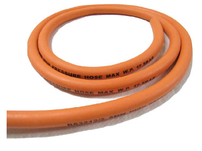 5 Metres of 8MM High Pressure LPG Hose Pipe