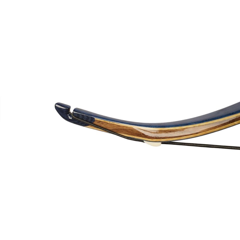 AF Archery Tatar Recurve Bow, 54" Traditional Laminated Horse Bow for Mounted Archery and Precision Shooting Longbow Left Right Hand (Blue Birds Eye, 30lbs)