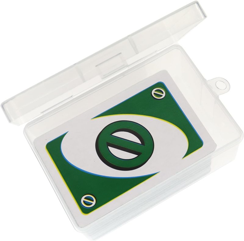 UNO Card Storage Box - High Capacity Plastic Case for 112 Cards | 4-Pack