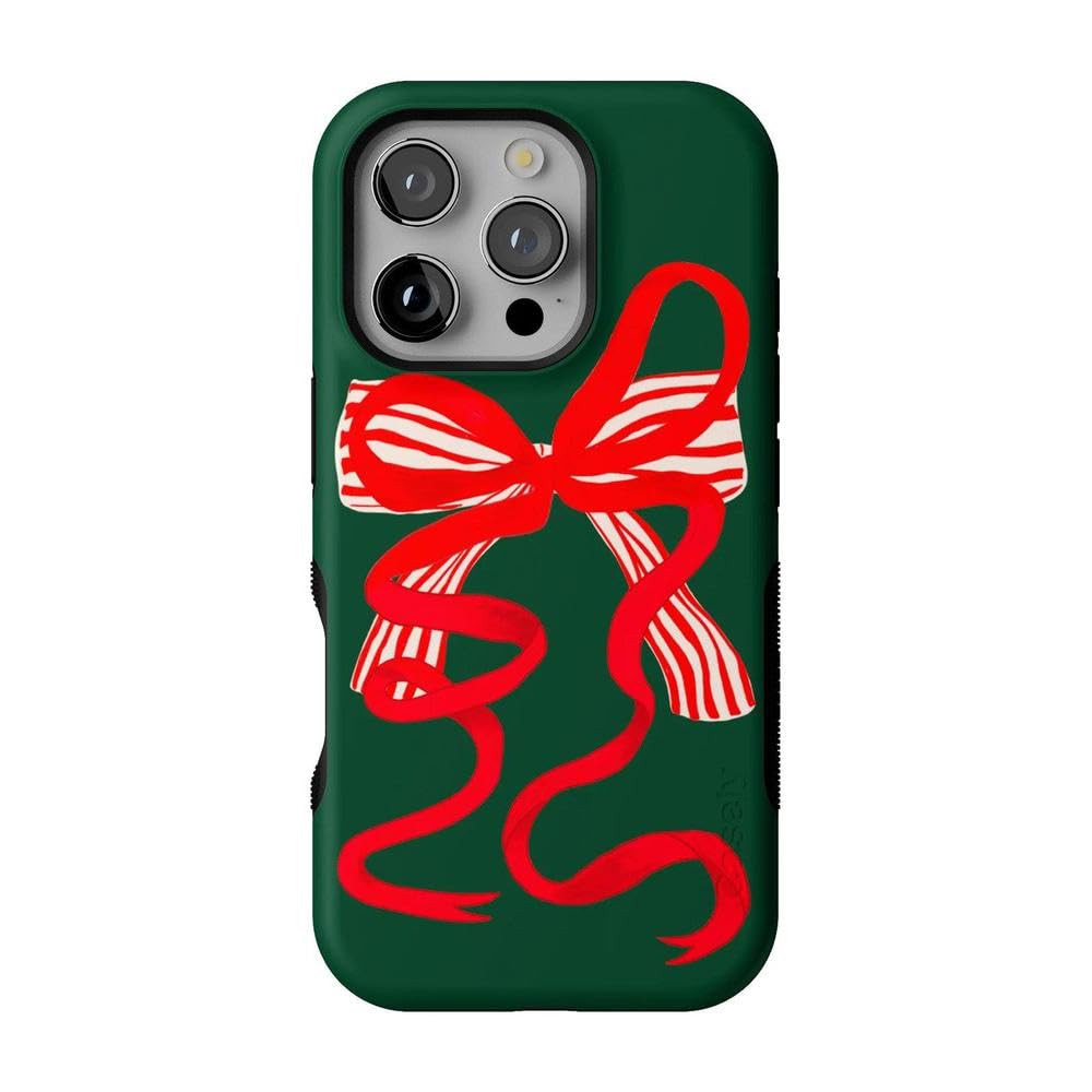 Casely iPhone 16 Pro Case | Fit Check | Neutral Checkerboard | Compatible with MagSafe | Bold Protective Design