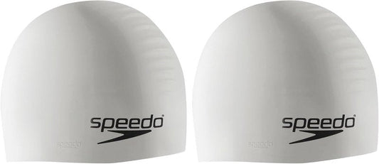 Speedo Silicone Swim Cap - Durable, Comfortable Fit for All Head Sizes