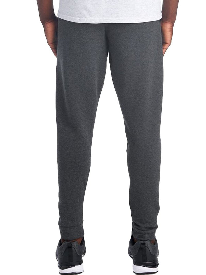 Jerzees Men's NuBlend Fleece Joggers & Sweatpants, Joggers-Heather Black, Large
