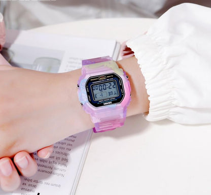 VIGOROSO Digital Watch for Women, Mens Digital Watch Waterproof Watches for Ladies Purple Watch Men