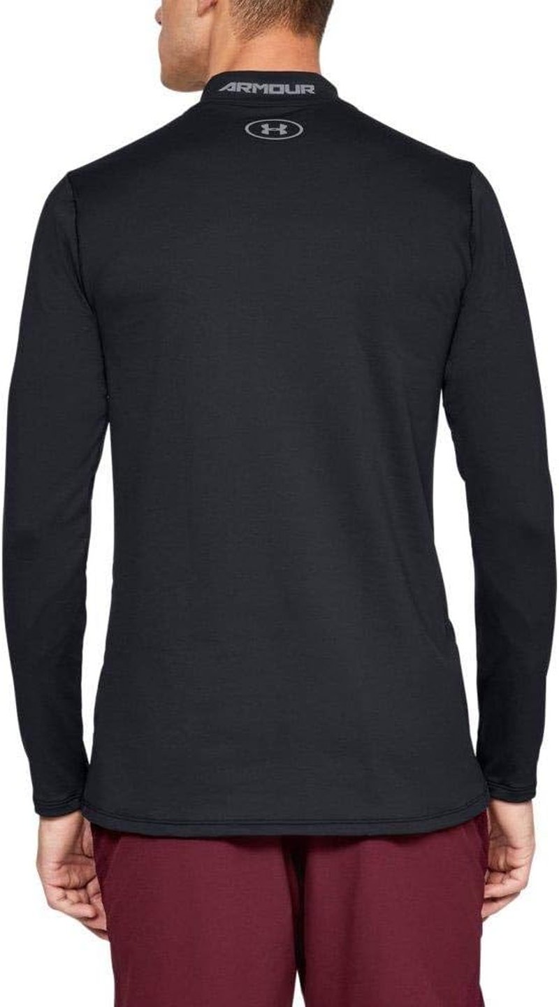 Under Armour Men's ColdGear Fitted Mock - 3XLT Black Thermal Base Layer