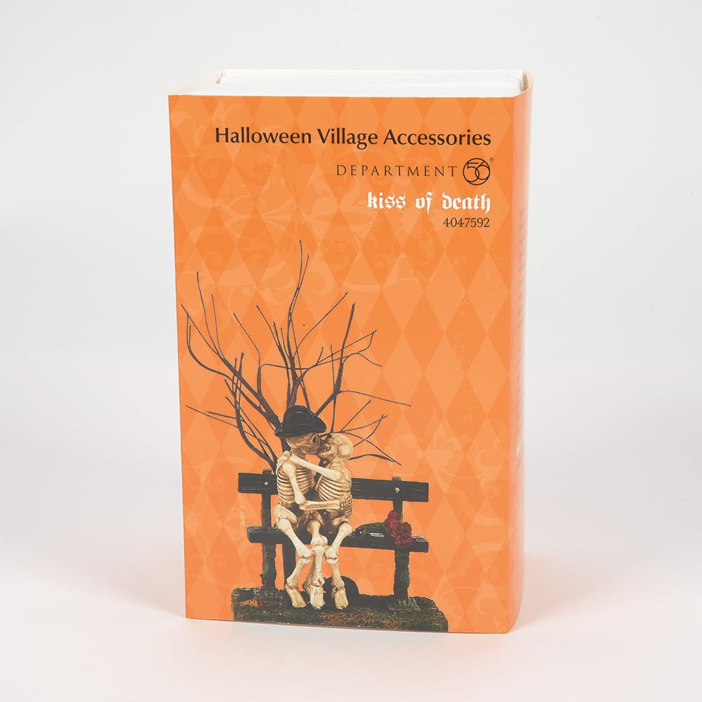 Department 56 Resin Halloween Accessories for Village Collections Kiss of Death Figurine, 5.71-Inch, Multicolor