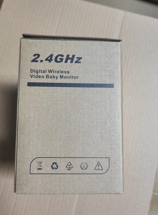 HelloBaby Baby Monitor with Camera and Audio, Video Baby Monitors Night Vision, Pan 320°& Tilt 120° Without WiFi, 3.2’‘ IPS Display 2-Way Talk, ECO Mode, 1000ft, 8 Lullabies and 8 Languages (HB6339)