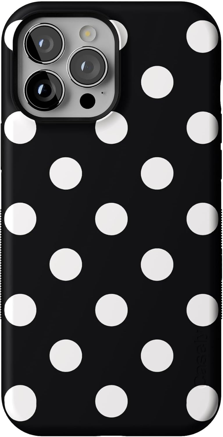 Casely iPhone 13 Pro Max Case | Black on Black | Compatible with MagSafe | Bold Protective Design