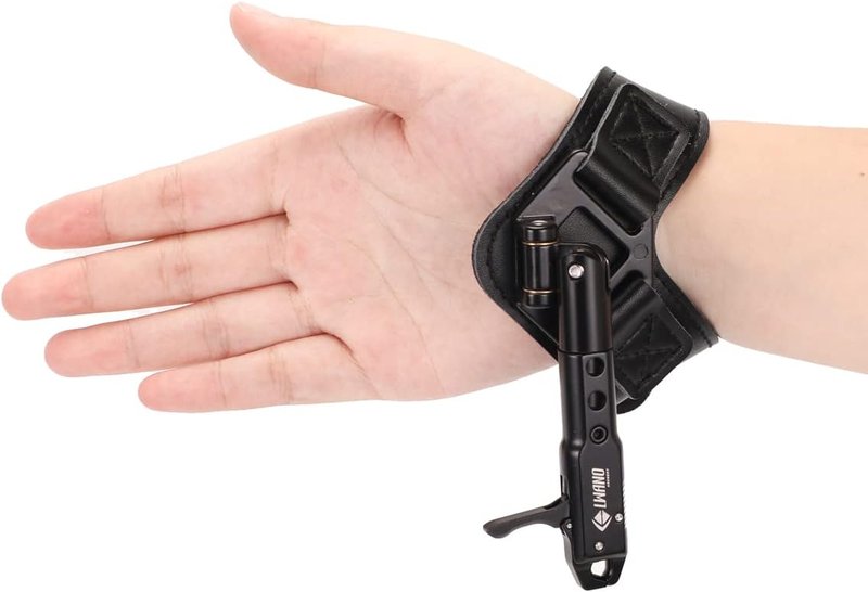 Archery Compound Bow Release Aid - Foldable Trigger Design for Precision Shooting