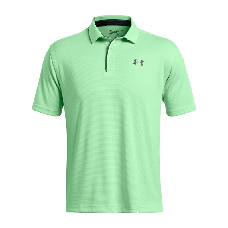 Under Armour Men's Tech Golf Polo, (350) Matrix Green / / Pitch Gray, X-Large