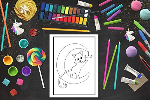 Toddler Coloring Book: 30 Cute Halloween Illustrations to Color for Children Ages 1-3