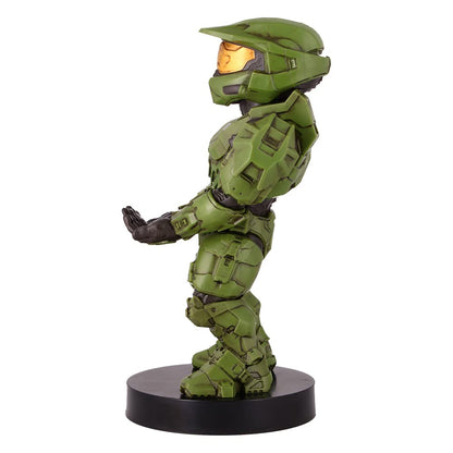 Exquisite Gaming: Halo: Master Chief - Mobile Phone & Gaming Controller Holder, Device Stand, Cable Guys, Xbox Licensed Figure, Green