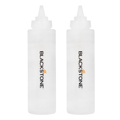 Blackstone 5071 32 oz Plastic Squeeze Bottle Set with Twisting Lids, 2-Pack