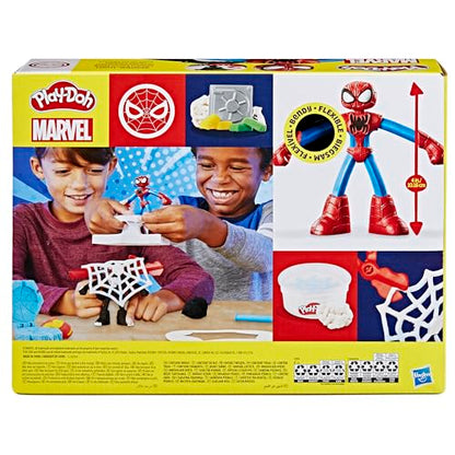 Play-Doh Spider-Man Launch & Slice Battle Playset, Non-Toxic Modelling Compound Set for Boys and Girls, Creative Toys for 4+ Year Old Kids
