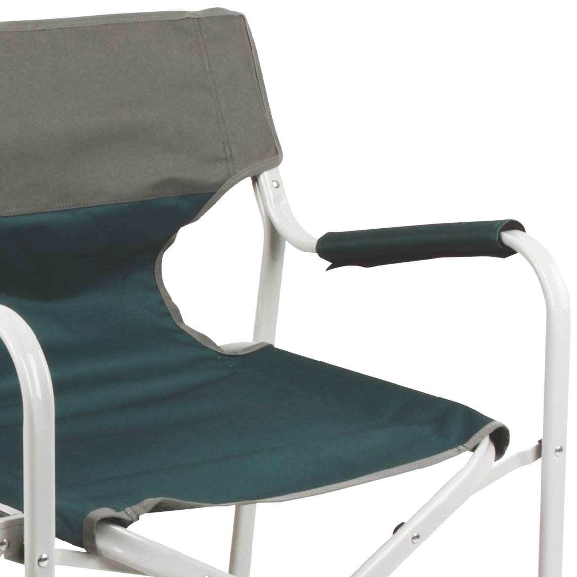 Coleman Outpost Elite Folding Camp Chair with Side Table & Cup Holder, Weather-Resistant Portable Chair with Arm Rests
