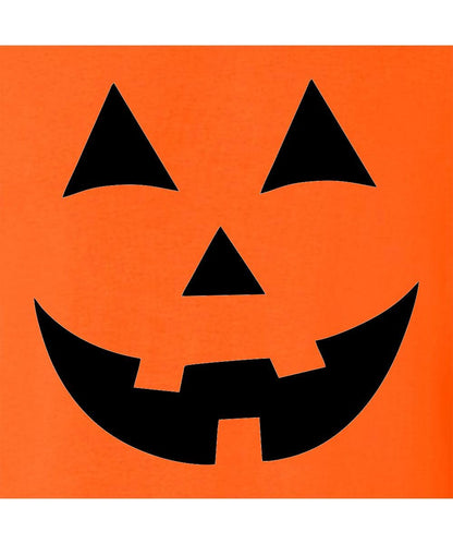 Go All Out Large Orange Mens Jack O Lantern Pumpkin Face Halloween Funny Sweatshirt Hoodie