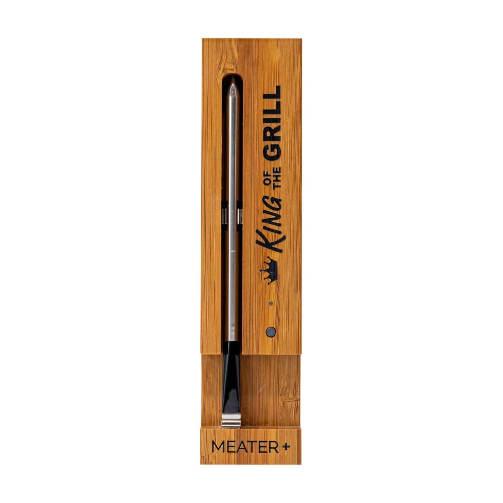 MEATER Plus: Smart Bluetooth Wireless Meat Thermometer Digital | BBQ, Grill, Oven, Smoker, Air Fryer, Kitchen | Perfect for Steak, Chicken, Turkey, and More | Delicious Recipes in App