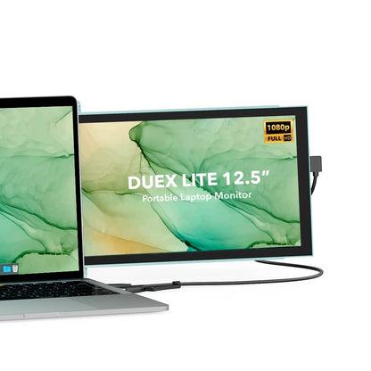 Duex Lite New Mobile Pixels Portable Monitor (2025 Upgraded), 12.5" Full HD IPS Laptop Screen Extender, USB C/HDMI Powered Plug and Play,Windows/Mac/Android/Switch Compatible (Jadeite Green)