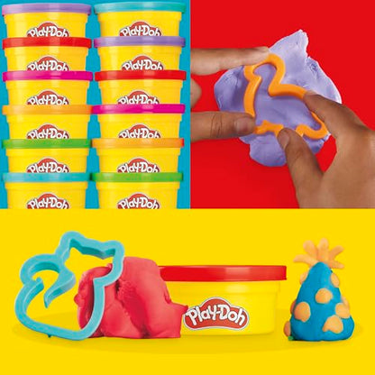 Play-Doh Party Favor Pack, Bulk 24 Pack of Modeling Compound with Cutters, Classroom Supplies for Arts & Crafts, Christmas Stocking Stuffer Gifts for Kids, Ages 3+ (Amazon Exclusive)