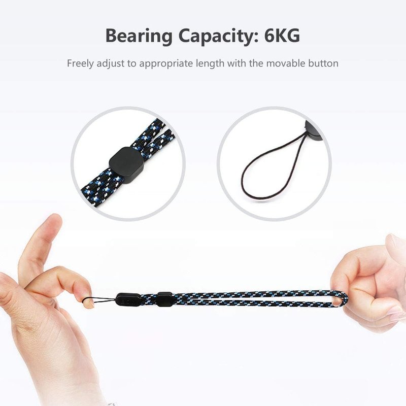 FINENIC Hand Wrist Strap Lanyard, Adjustable Wristlet Hand Strap Nylon Lanyard with Quick-Release for Cell Phone Cases, Cameras, Keychains, USB Flash Drives, Tablets, Gopro and Other Portable Items