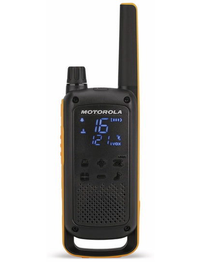 Motorola Talkabout T82 Extreme PMR446 2-Way Walkie Talkie Radio Twin Pack - Yellow / Black