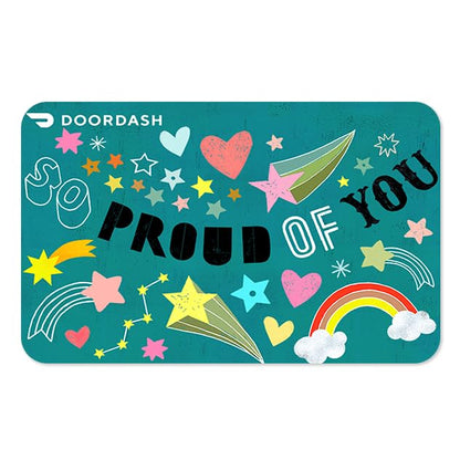 DoorDash Proud of You Gift Card - Email Delivery