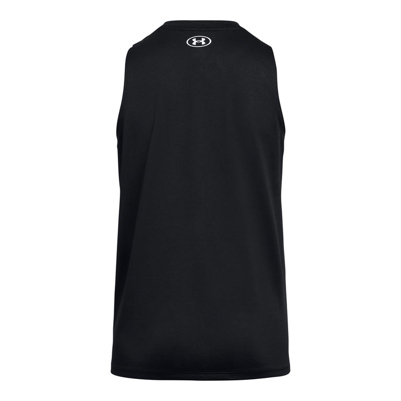 Under Armour Womens Tech Tank Top, (001) Black / / White, Large