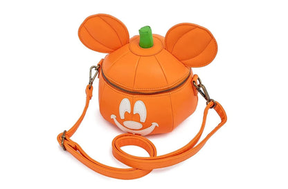 Loungefly Disney Mickey Mouse Mick-O-Lantern Halloween Crossbody Purse bag
