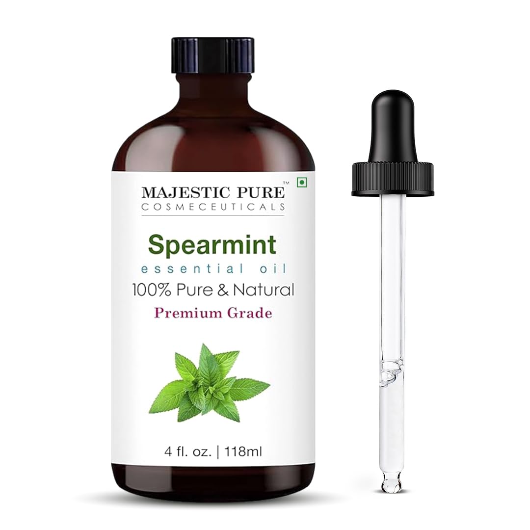 Majestic Pure Lavender Essential Oil with Glass Dropper - Huge 4 Fl Oz - 100% Pure and Natural Lavender Oil - Premium Grade Essential Oils for Diffuser, Aromatherapy, Soap and Candle Making