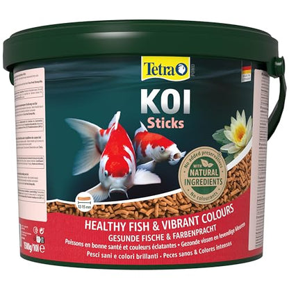 Tetra Koi Pond Fish Food Sticks 1.5kg - biologically balanced for koi fish