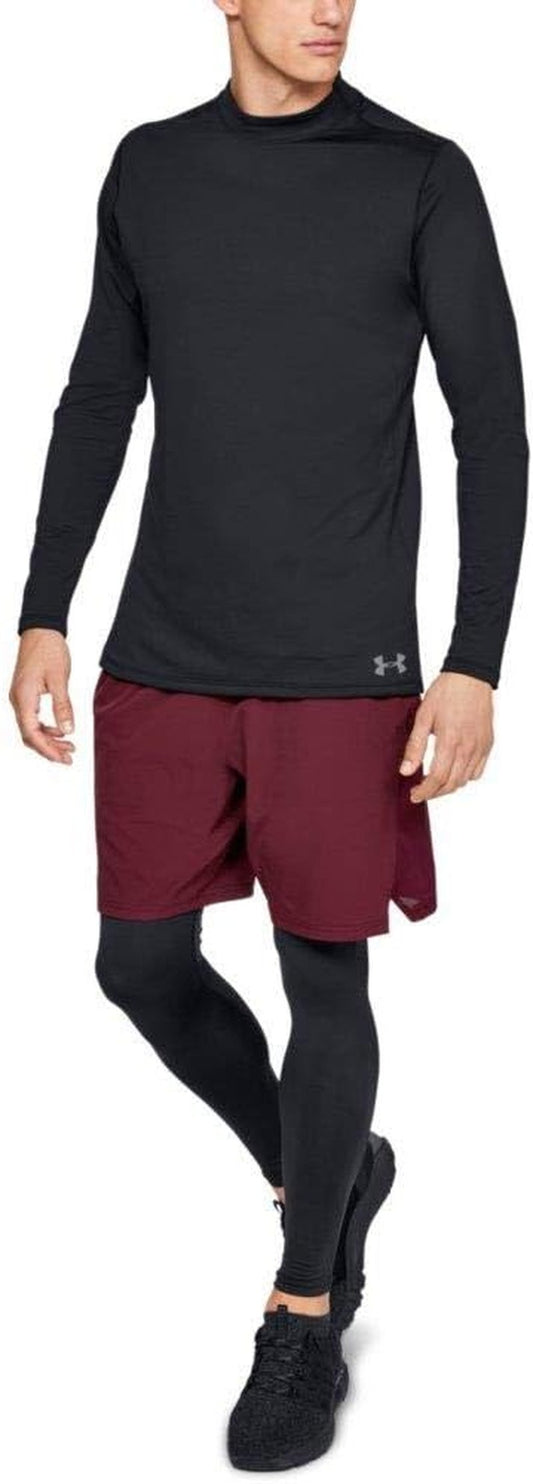 Under Armour Men's ColdGear Fitted Mock - 3XLT Black Thermal Base Layer