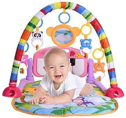 Large Baby Play Mat -Kick and Play Piano Gym -Activity Mats for Infants -Tummy Time-Educational Toys for 0-6-12-18Month+Boys and Girls