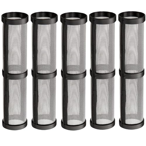 246384 Airless Paint Sprayer Filter 390 395 490 495 595 Pump Manifold Strainer 60 mesh 5 Pieces Compatible with Graco 246384 for Airless Paint Sprayers£¨5pack£©