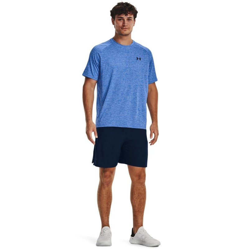 Under Armour Men's Tech 2.0 Short-Sleeve T-Shirt, (464) Water / / Black, Small