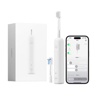 Laifen Wave Special Electric Toothbrush, New 2025 Version Oscillation & Vibration Sonic Electric Toothbrush for Adults with App, 2 Brush Heads, IP68 Waterproof Travel-Friendly (Misty Lavender)