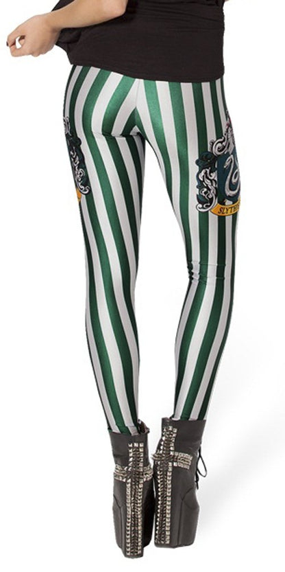 QZUnique Leggings for Women, Halloween Full-Length Printed Legging Footless Elastic Yoga Pants, Regular and Plus Size