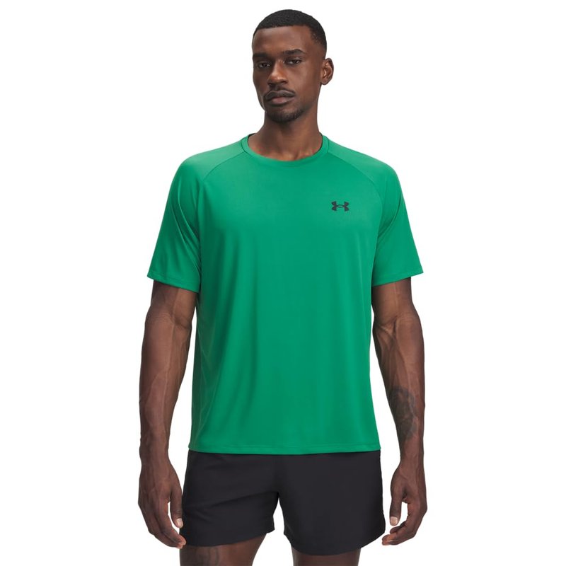 Under Armour Men's Tech 2.0 Short-Sleeve T-Shirt, (305) Team Kelly Green / / Black, Large