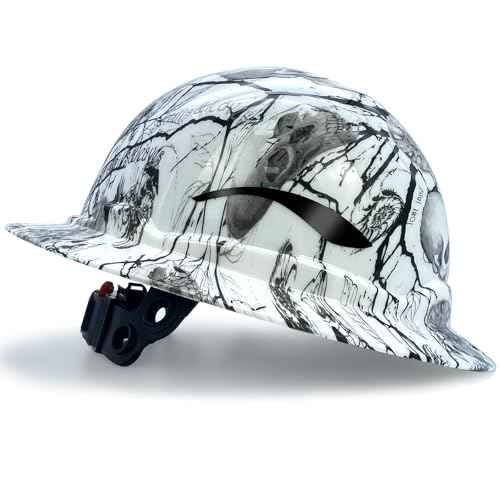 Full Brim Hard Hats ANSI/ISEA Z89.1 Type I Class E Certified 6-Point Suspension Lightweight Adjustable Safety Helmet for Construction Industrial