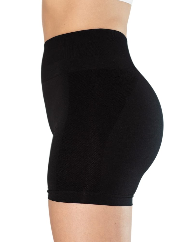 AUROLA Intensify V2.0 Women's Workout Shorts Athletic Running Shorts, Seamless High Waist Sport Gym Yoga Shorts 3.6 Black
