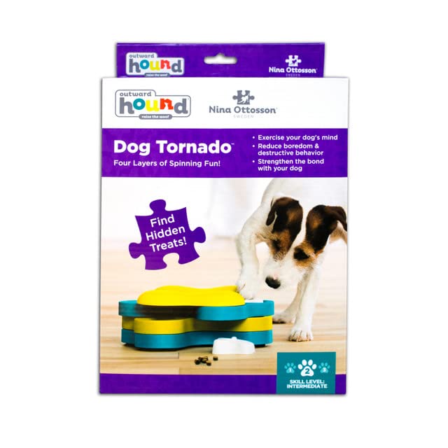 Nina Ottosson by Outward Hound Dog Tornado Interactive Treat Puzzle Dog Toy