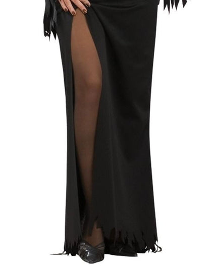 Rubies Elvira Mistress of The Dark Full-Length Dress, Black, Standard Costume for Themed Parties and Halloween