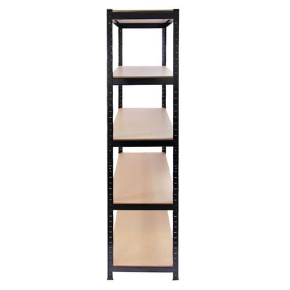 The Shopfitting Shop 5 Tier Boltless Garage Shelving Workshop Storage Racking Shelves Heavy Duty Metal 1800 x 900 x 400
