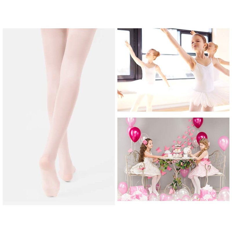 Stelle Girls Ballet Dance Students School Footed Tight (Toddler/Little Kid/Big Kid)(BP,4-6Years)