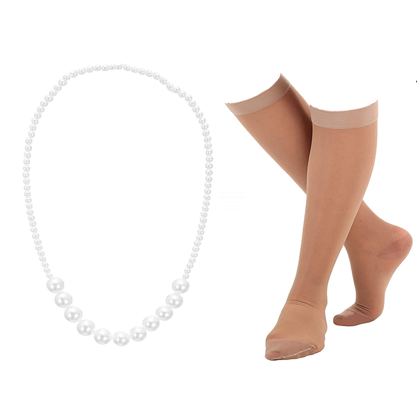 EBYTOP 100 Days of School Costume for Kids 100th Day Halloween Old Lady Costume Dress up Granny Wig Grandma Glasses Cane,1-WH 10-12 Years