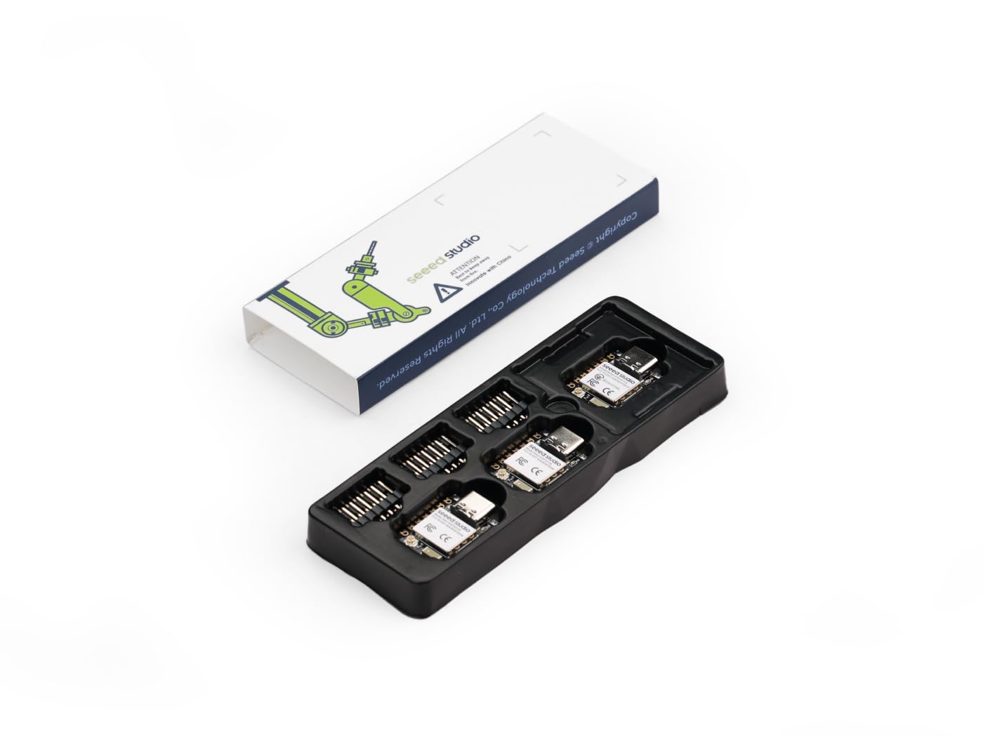XIAO ESP32C6 3PCS Pack - 2.4GHz Wi-Fi 6, BLE 5.0, Zigbee, Matter, Thread, onboard Antenna and External Antenna Interface